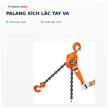 Palang xích lắc tay VA – 3 tấn – 1.5m – ảnh chính