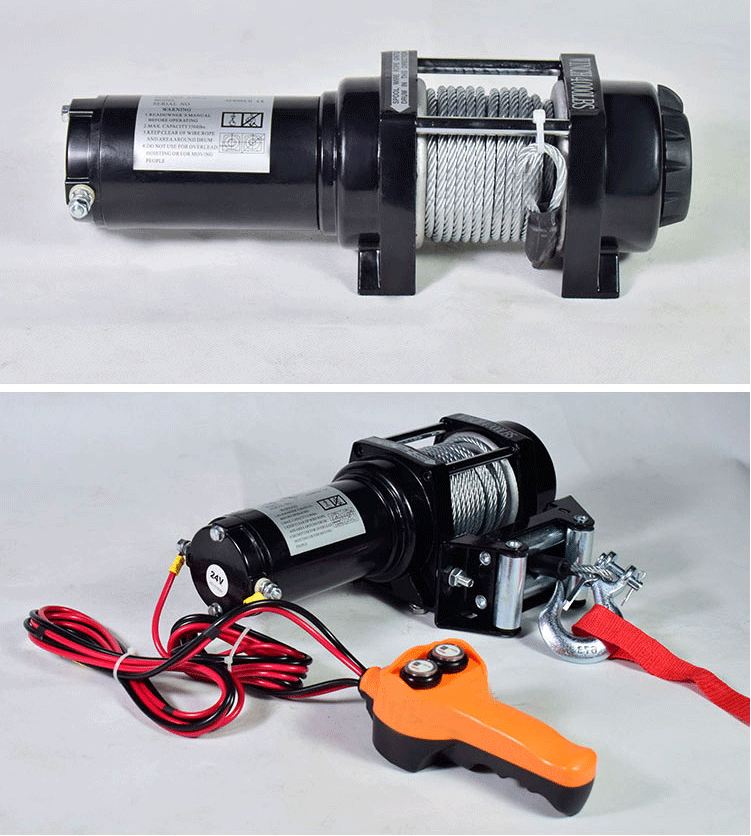 Tời Điện 12V 4000Lbs 