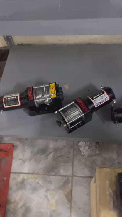 Tời Điện Ắc Quy 12V 4500LBS, Lực Nâng 300kg Lực Kéo 2 Tấn Cho Xe Bán Tải