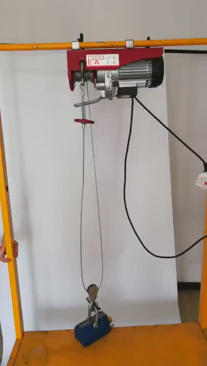 Máy Tời PA800 220V Cáp 12M/20M – Dùng Cho Xưởng Và Công Trình