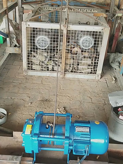 Tời Điện Kéo Mặt Đất 220V/380V, Tải 300–1500kg, Cáp 30–100m