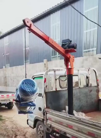 Khung Cẩu Xoay 360° Gắn Xe Tải 500Kg – Tùy Chọn Kèm Tời 4500LB
