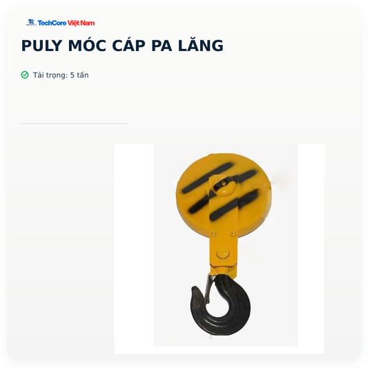 Puly móc cáp pa lăng – 5 tấn – ảnh chính