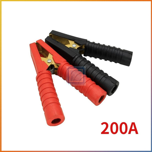 [Rẻ vô địch] Kẹp bình Ắc qui, Kẹp cá sấu  50A, 60A, 100A, 200A ( 1 cặp Đỏ - Đen)