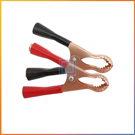 [Rẻ vô địch] Kẹp bình Ắc qui, Kẹp cá sấu  50A, 60A, 100A, 200A ( 1 cặp Đỏ - Đen)