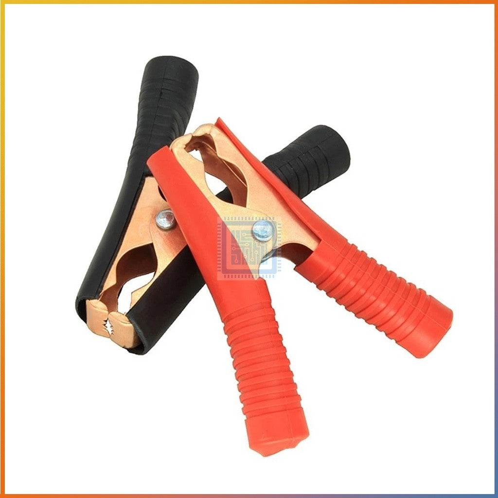 [Rẻ vô địch] Kẹp bình Ắc qui, Kẹp cá sấu  50A, 60A, 100A, 200A ( 1 cặp Đỏ - Đen)