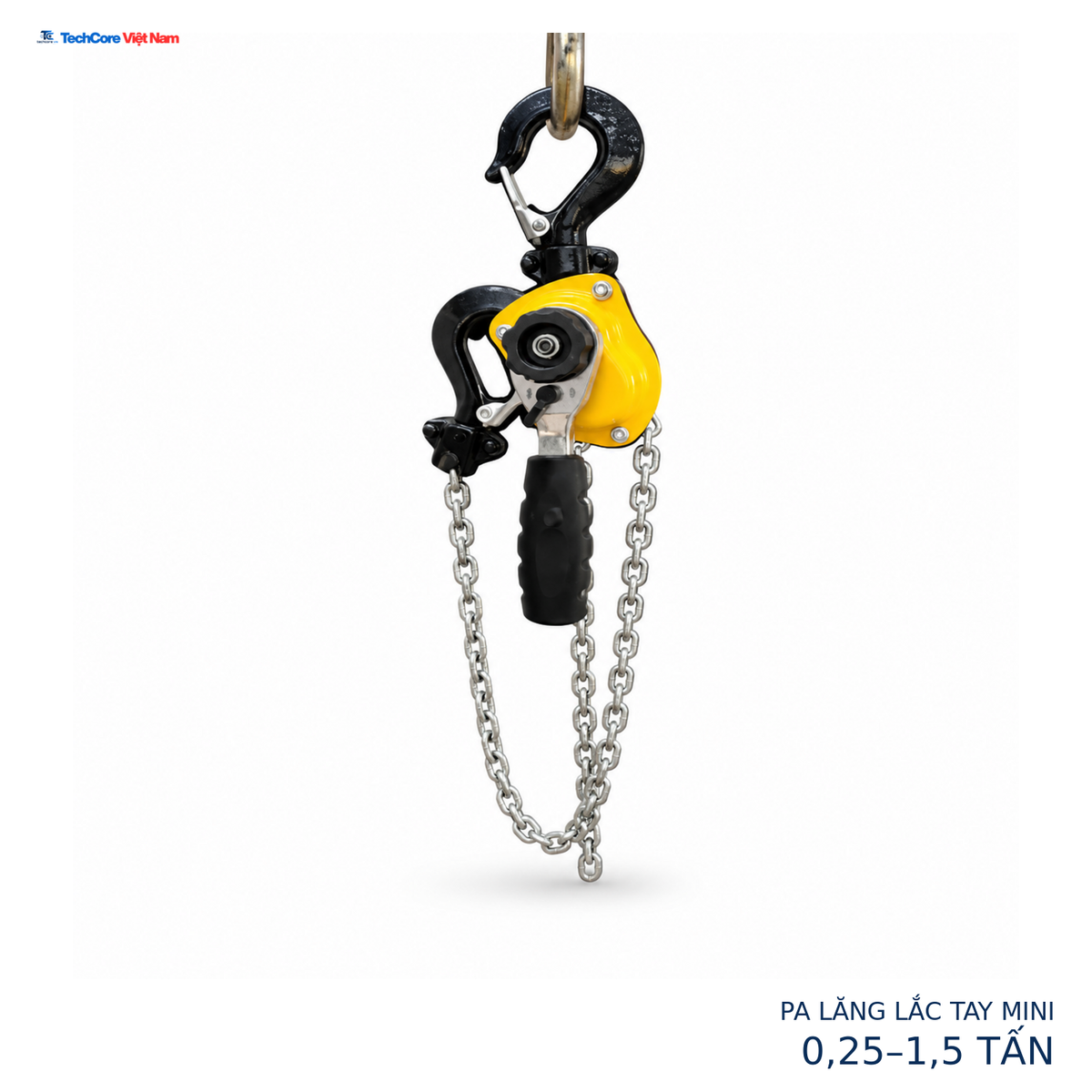 Pa Lăng Lắc Tay Mini Màu Vàng 0,25T–1,5T - ảnh chính 1500 × 1500