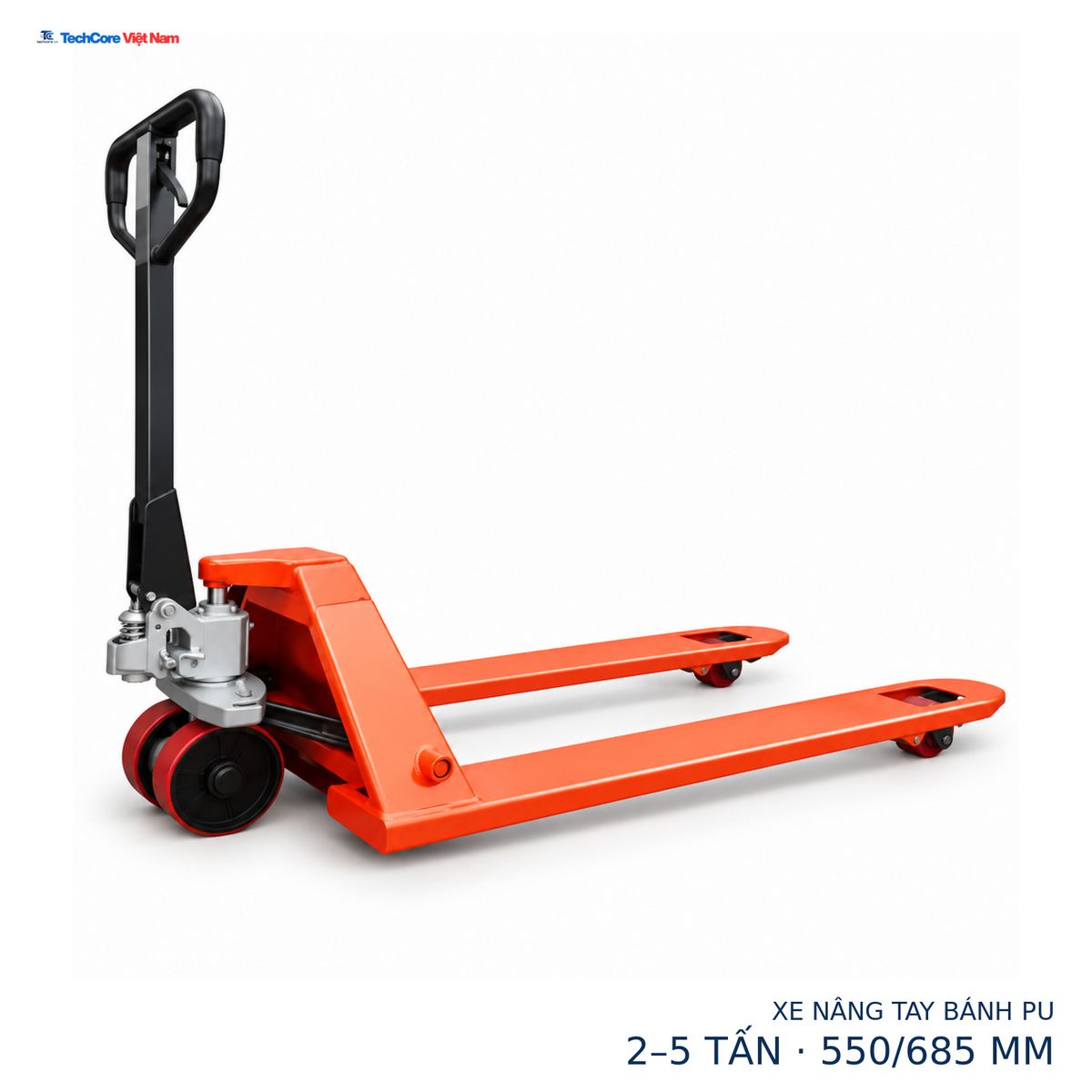 Xe Nâng Tay Thấp Bánh PU 2T–5T, Càng 550/685mm - ảnh chính 1500 × 1500