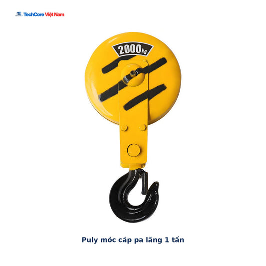Ảnh bìa Puly móc cáp pa lăng 1 tấn, giữ nguyên hình sản phẩm gốc