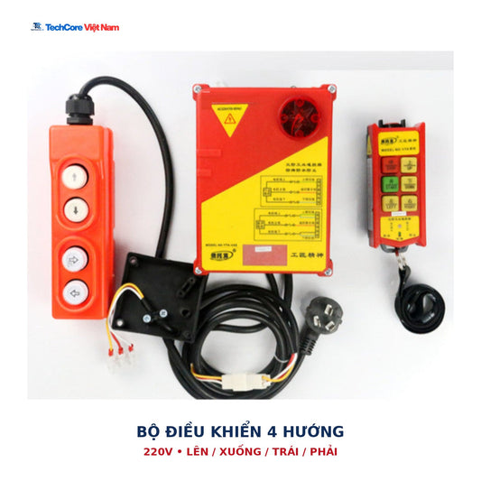 Ảnh bìa bộ điều khiển 4 hướng 220V TechCore Việt Nam, 1500 × 1500, giữ nguyên sản phẩm gốc