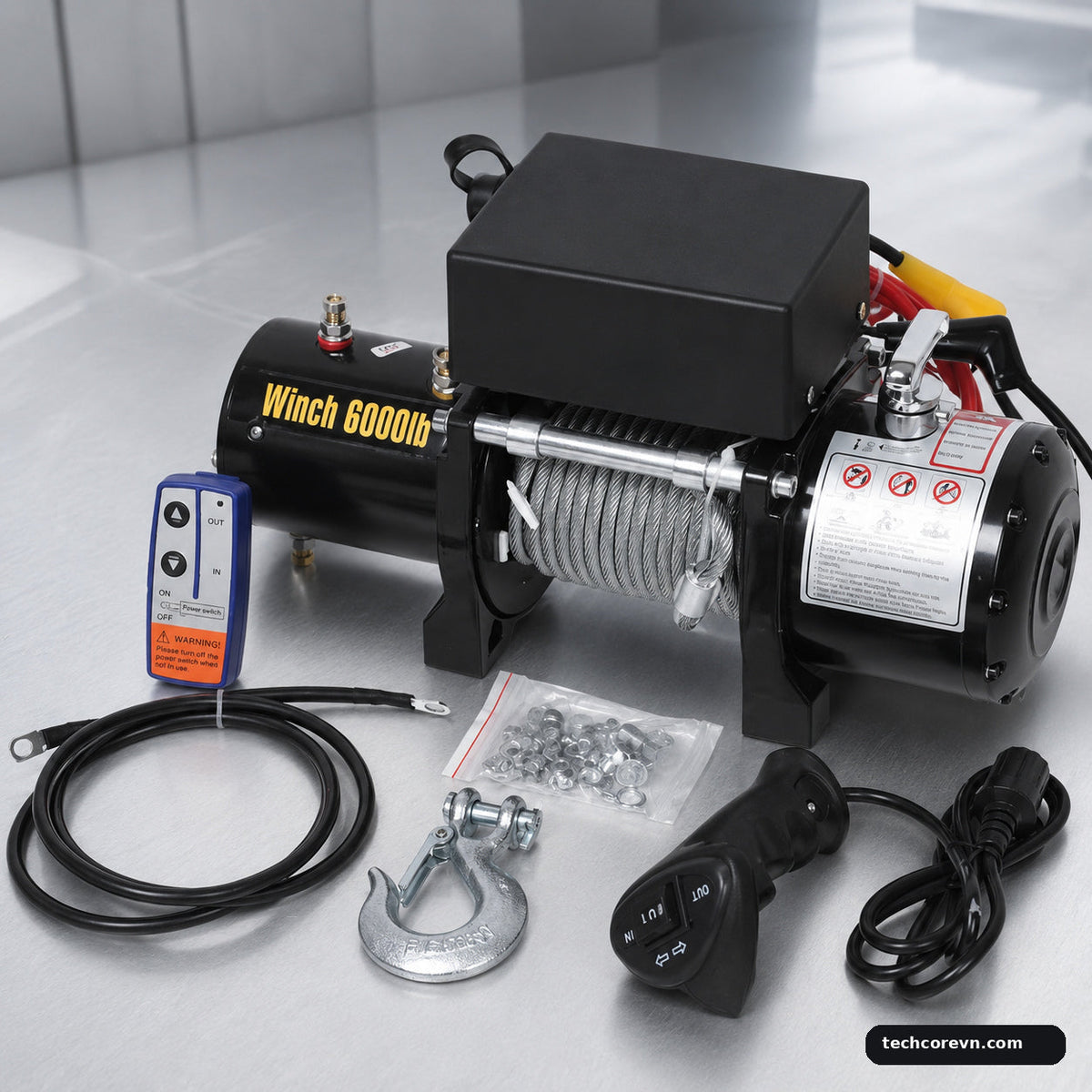 Tời Cứu Hộ – 24V 6000LBS – ảnh 3