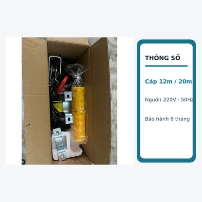 Tời Điện Treo PA300 PA400 PA600 PA800 PA1000 220V Cho Gia Đình Và Công Trình – PA800 20M – ảnh 8