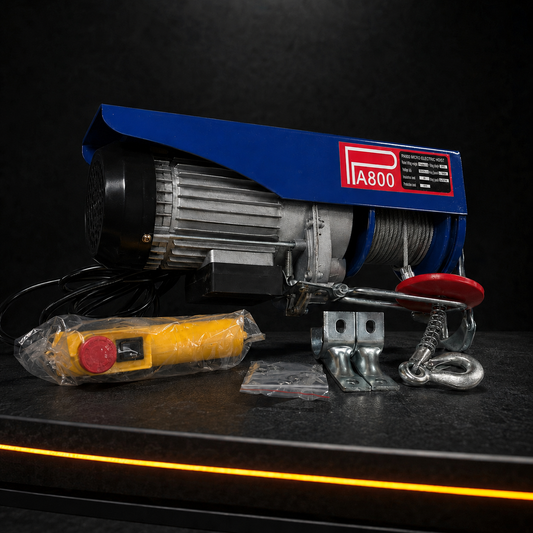 Máy Tời PA800 220V Lõi Đồng – Cáp 12M/20M, Móc Đôi 800Kg – ảnh 2