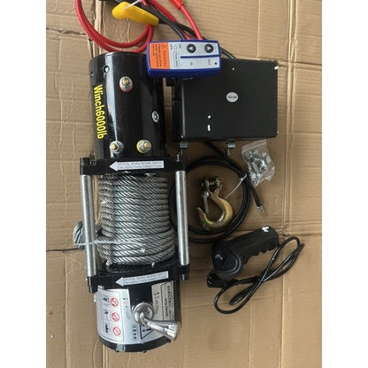Tời điện 12V _tời kéo xe 6000Lbs (2600kg)