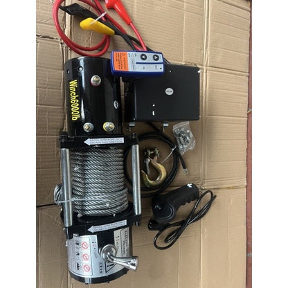 Tời điện 12V _tời kéo xe 6000Lbs (2600kg)