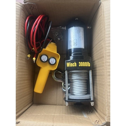 Tời điện 12v ắc quy 3000IBS(lực kéo 1360kg, lực nâng dưới 100kg)