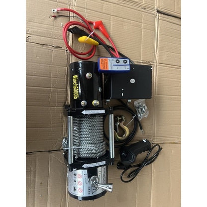 Tời điện 12V _tời kéo xe 6000Lbs (2600kg)
