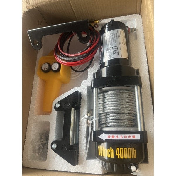 điện 12vTời  ắc quy 4000LBS(lực kéo 1814kg, lực nâng 200kg)