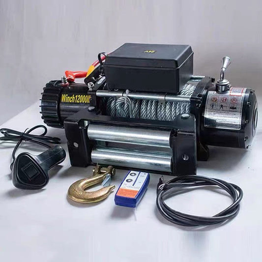 Tời Điện Cứu Hộ 12V/24V 6000–20000LBS, Kéo Xe Địa Hình - Techcore Việt Nam