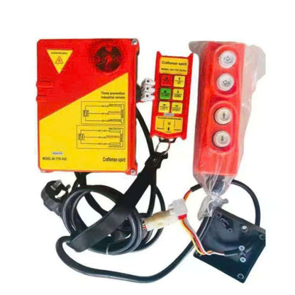 Bộ Điều Khiển Từ Xa 220V Cho Máy Tời Điện + Rùa Điện 4 Hướng Lên Xuống Trái Phải – ảnh 7