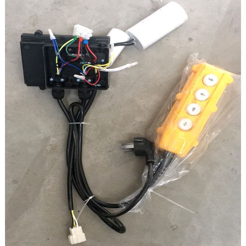 Bộ Điều Khiển Từ Xa 220V Cho Máy Tời Điện + Rùa Điện 4 Hướng Lên Xuống Trái Phải – ảnh 8