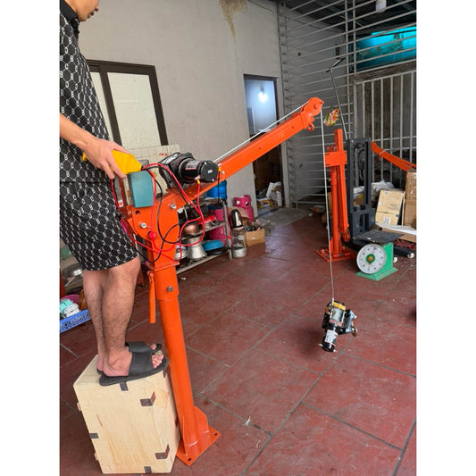 Khung Cẩu Xoay 360 Độ Gắn Ô Tô 500Kg, Dùng Kèm Máy Tời - Techcore Việt Nam