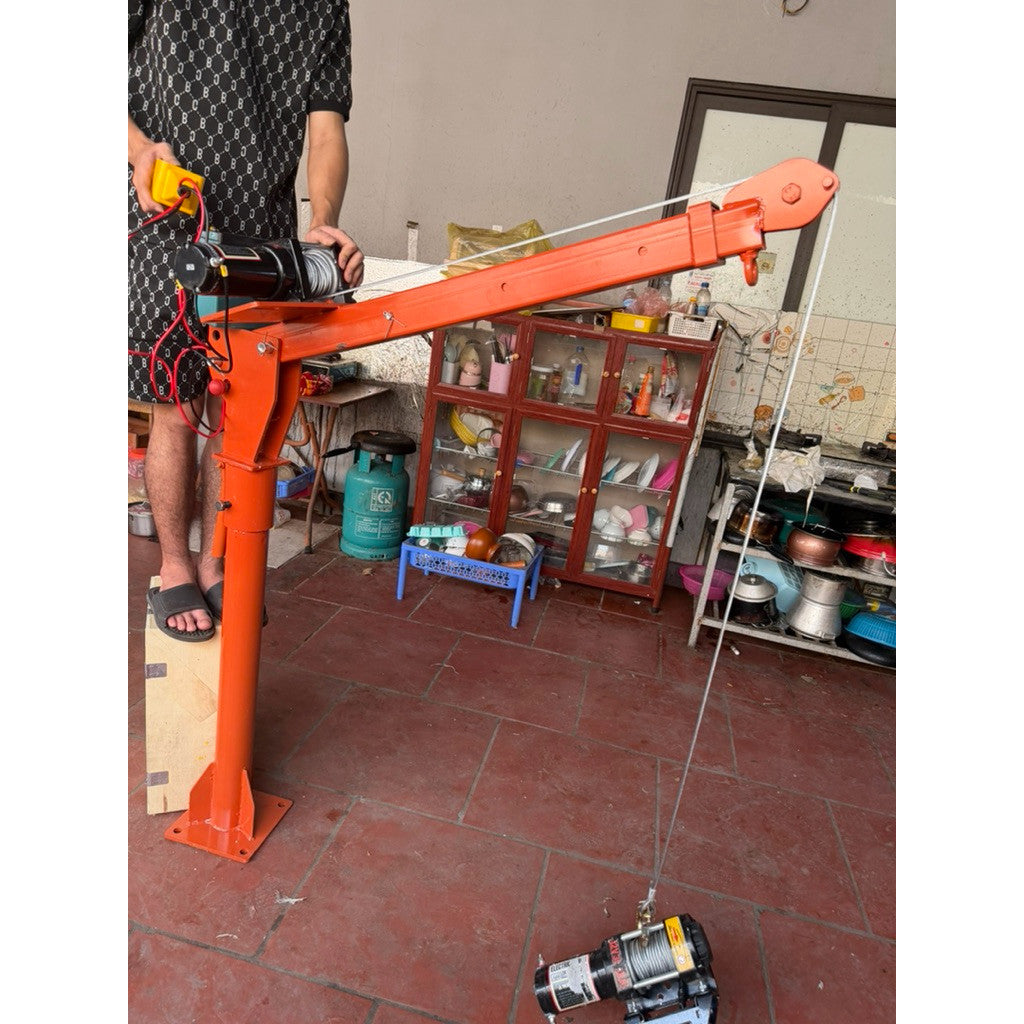 Khung Cẩu Xoay 360 Độ Gắn Ô Tô 500Kg, Dùng Kèm Máy Tời - Techcore Việt Nam