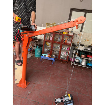 Khung Cẩu Xoay 360 Độ Gắn Ô Tô 500Kg, Dùng Kèm Máy Tời - Techcore Việt Nam