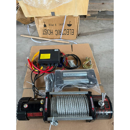 Tời Điện Ắc Quy 12V/24V 12000LBS Có Điều Khiển Từ Xa - Techcore Việt Nam
