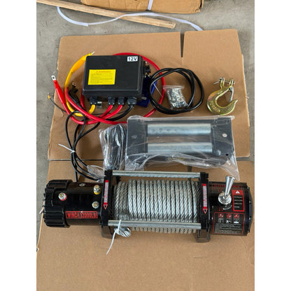 Tời Điện Ắc Quy 12V/24V 12000LBS Có Điều Khiển Từ Xa - Techcore Việt Nam