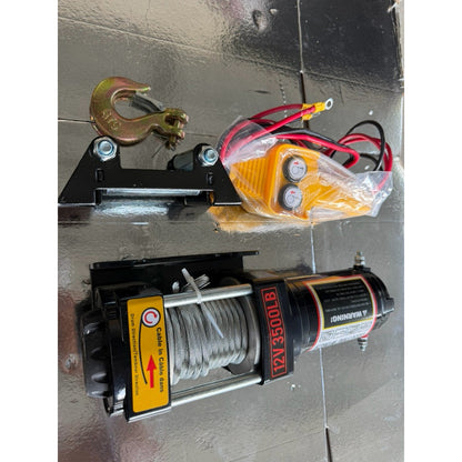 Tời Điện 12v Ác Quy 3500lbs Trọng Tải 1600kg Kéo Xe Kéo Hàng