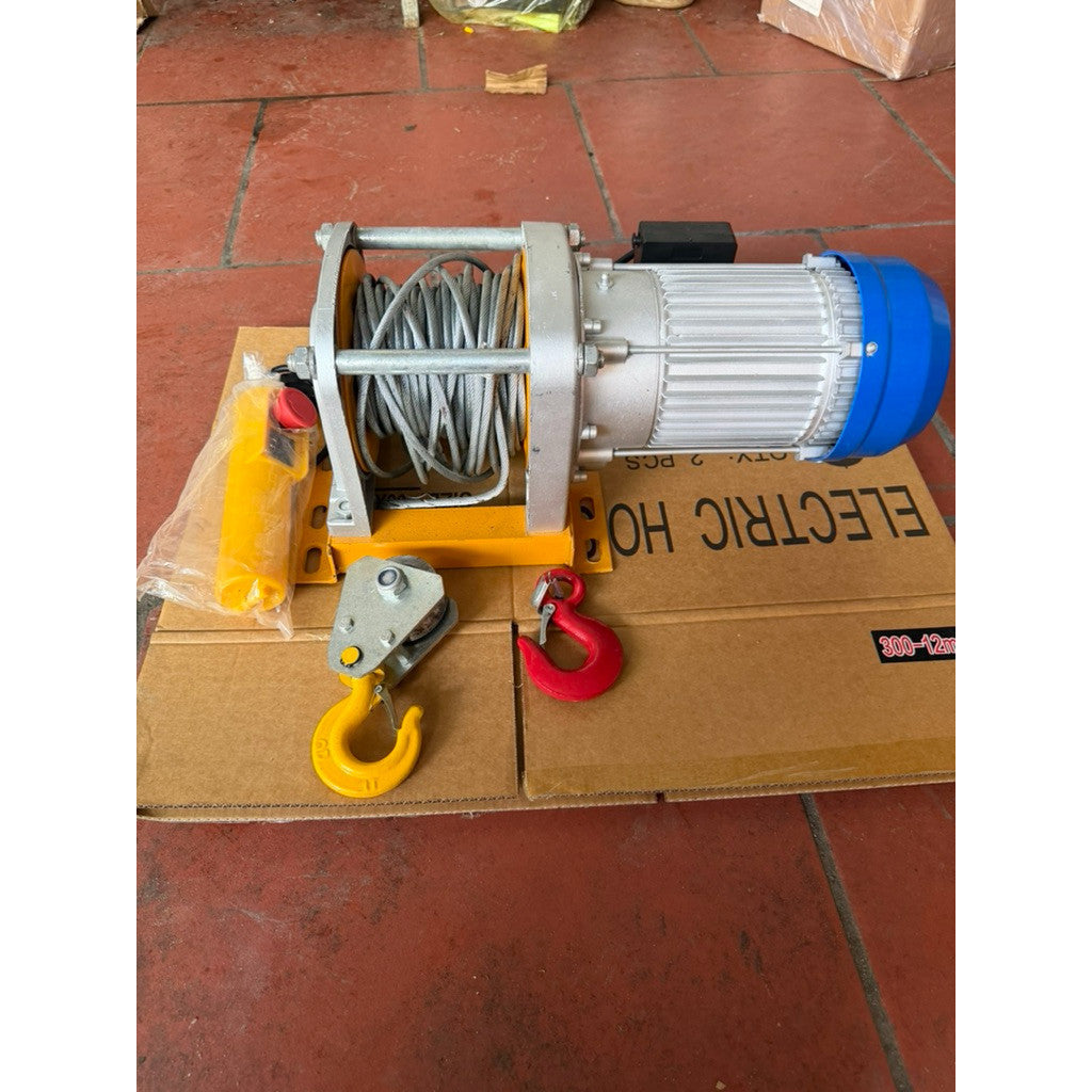 Tời Điện Mặt Đất 220V 2,2kW, Nâng Hạ 200–800Kg - Techcore Việt Nam