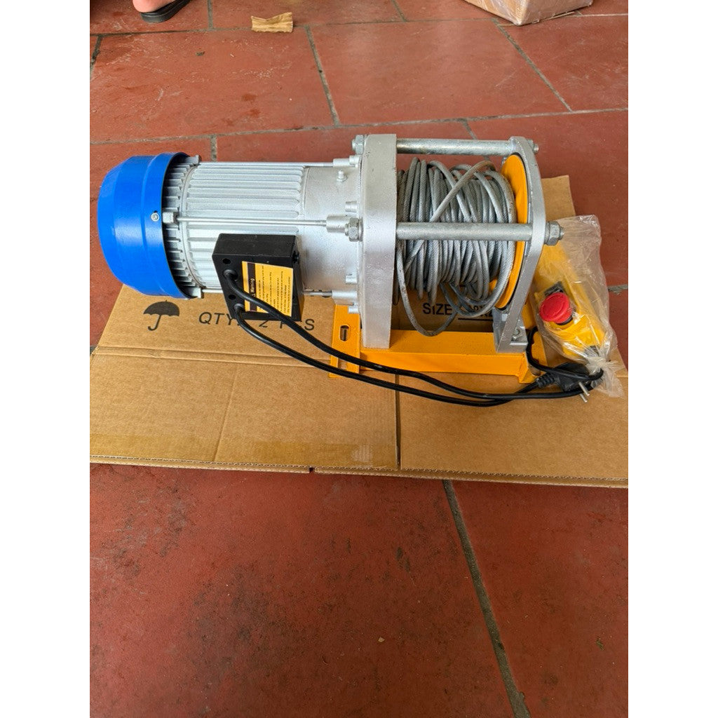 Tời Điện Mặt Đất 220V 2,2kW, Nâng Hạ 200–800Kg - Techcore Việt Nam