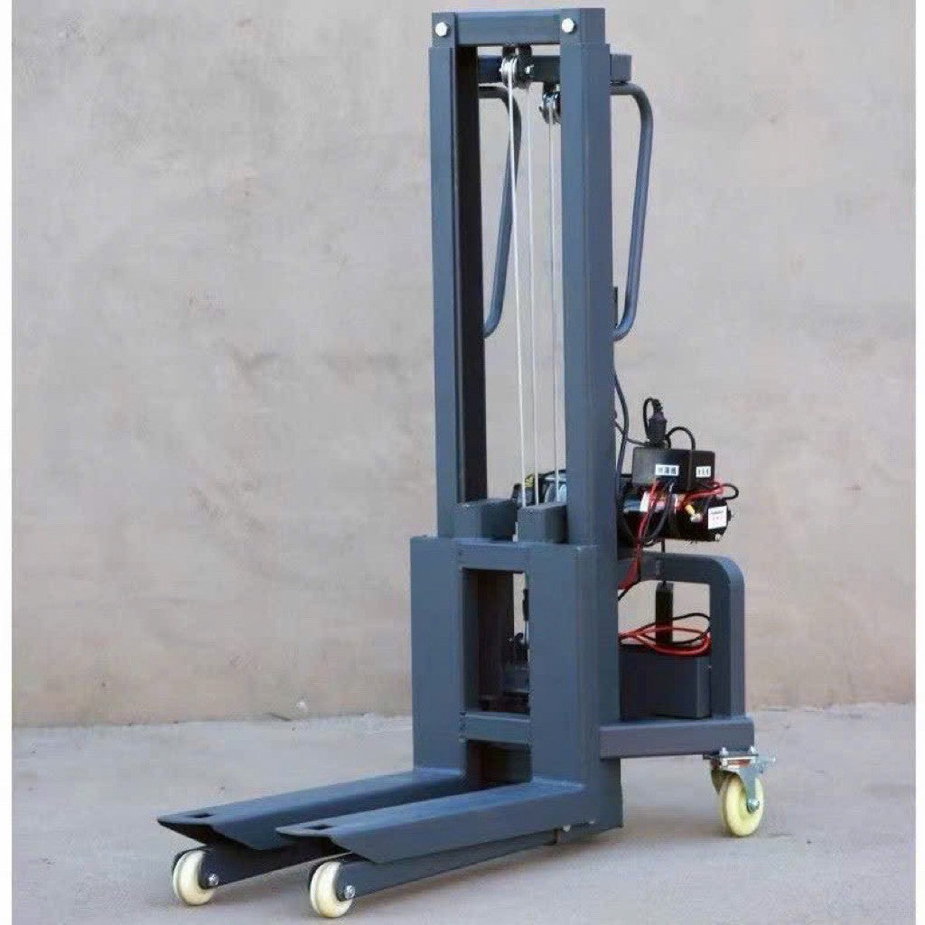 Xe Nâng Hàng 2 Tầng  Tời Điện 12V 3500LB - Bình 20A 1.6M Có Điều Khiển Từ Xa