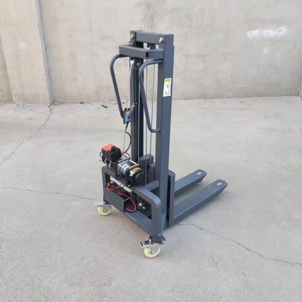 Xe Nâng Hàng 2 Tầng  Tời Điện 12V 3500LB - Bình 20A 1.6M Có Điều Khiển Từ Xa