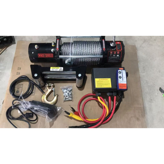 Tời Điện Cứu Hộ 12V/24V – 24V 12000LBS – ảnh chính