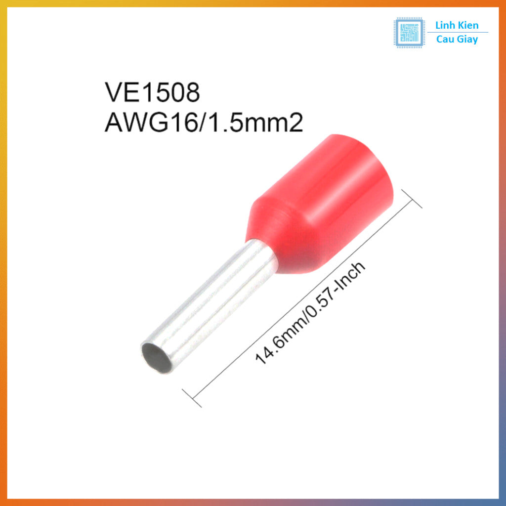 Đầu Cos kim rỗng VE1508 (Giá 50c)