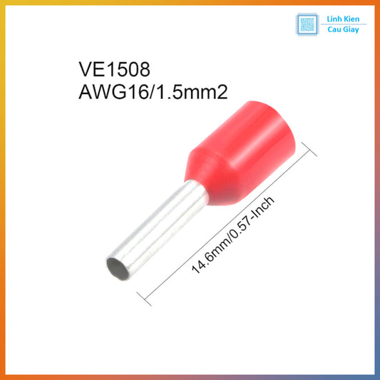 Đầu Cos kim rỗng VE1508 (Giá 50c)