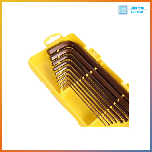 Bộ mở lục giác 9 chi tiết HRC62