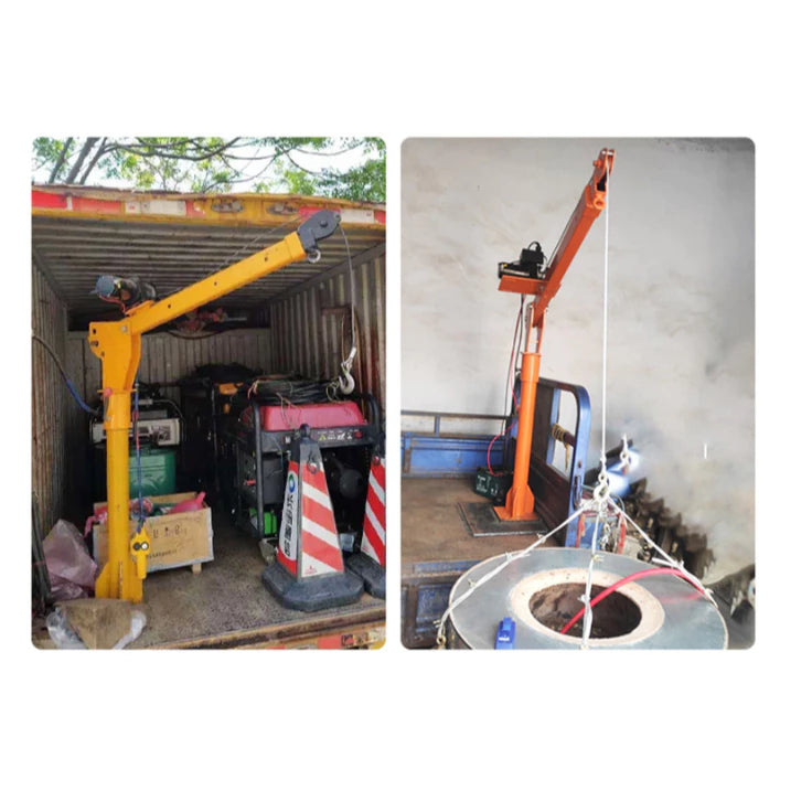 Khung Cẩu Xoay 360 Độ Tải Trọng 500kg Gắn Các Máy Tời