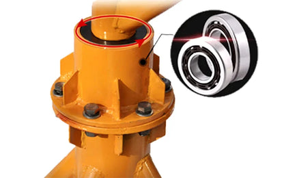 Khung cẩu xoay 360 độ, Tải trọng 500kg, 1 Tấn gắn các loại máy tời xây dựng (chưa kèm tời)